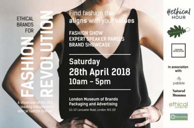 Image: Ethical brands for Fashion Revolution event poster
