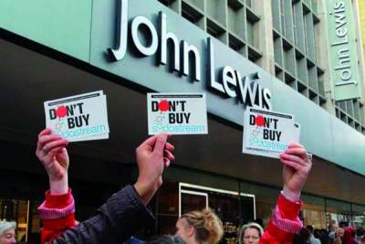 Image: sodastream boycott john lewis