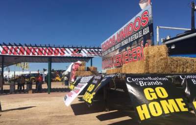 Image: Constellation Brands boycott Mexicali Resiste