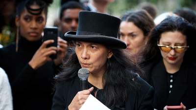 image: bel jacobs fashion action extinction rebellion boycott london rebellion 2019