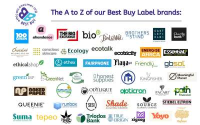 Logos of Best Buy brands. All listed on the page.