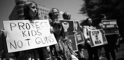 Image: NRA Boycott protest gun control