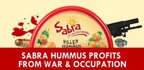 Image: boycott sabra hummus bds