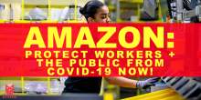 image: Amazon protect workers the public from covid-19 now