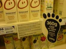 image: innocent smoothie carbon labelling co2