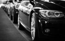 Row of cars 