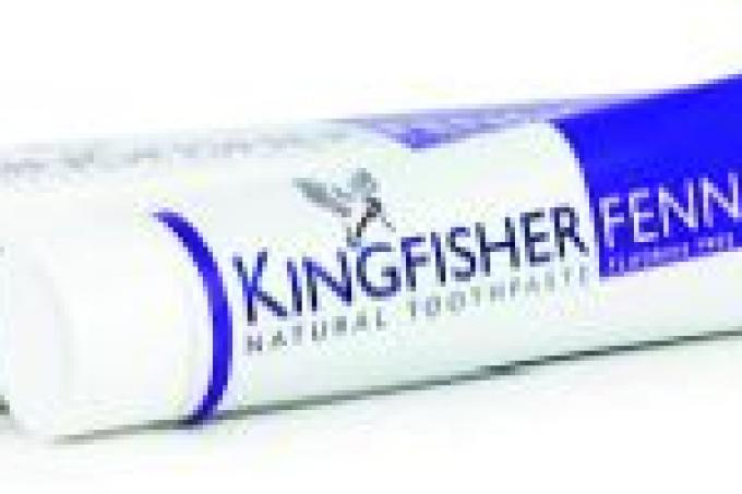 Image: Kingfisher toothpaste