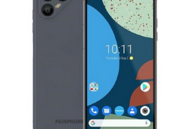 Fairphone front and rear display