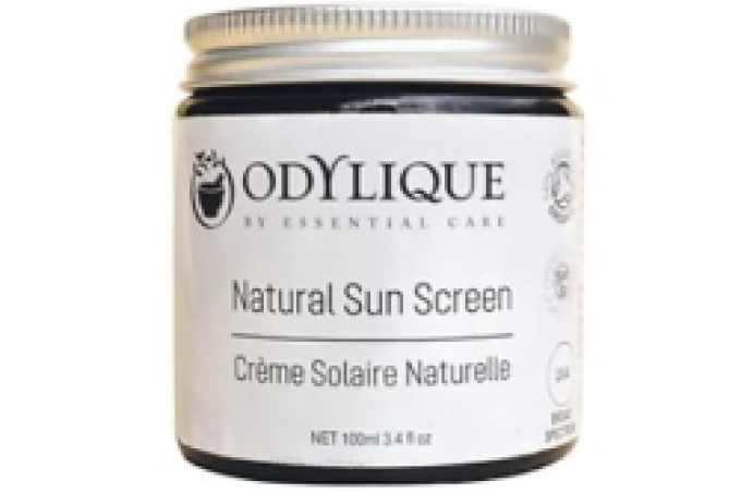 Odylique sun screen in a jar