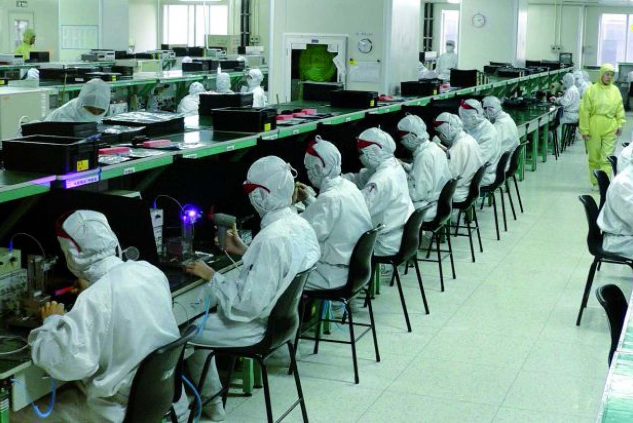 Image: electronics factory
