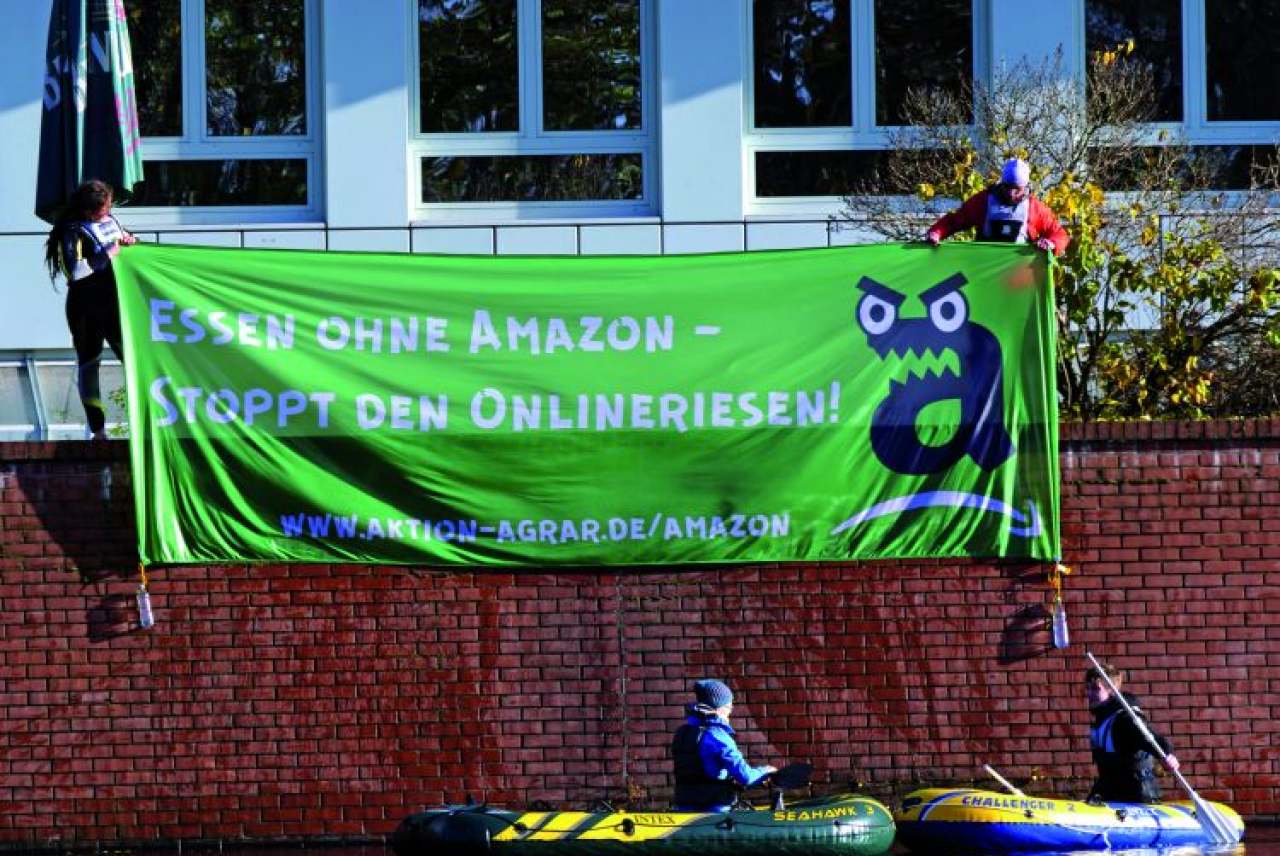 Image: Amazon protest Berlin
