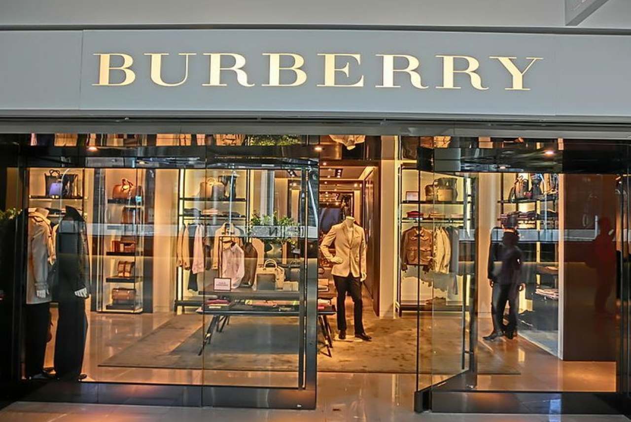 Image: burberry high end store representing the fast fashion industry that has been investigated by the UK parliament