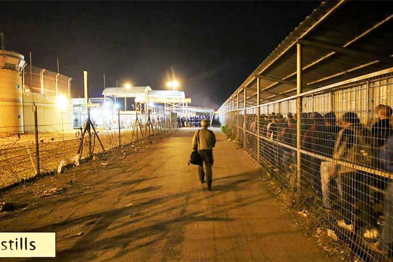 anyvision facial recognition being used on man running down israeli checkpoint
