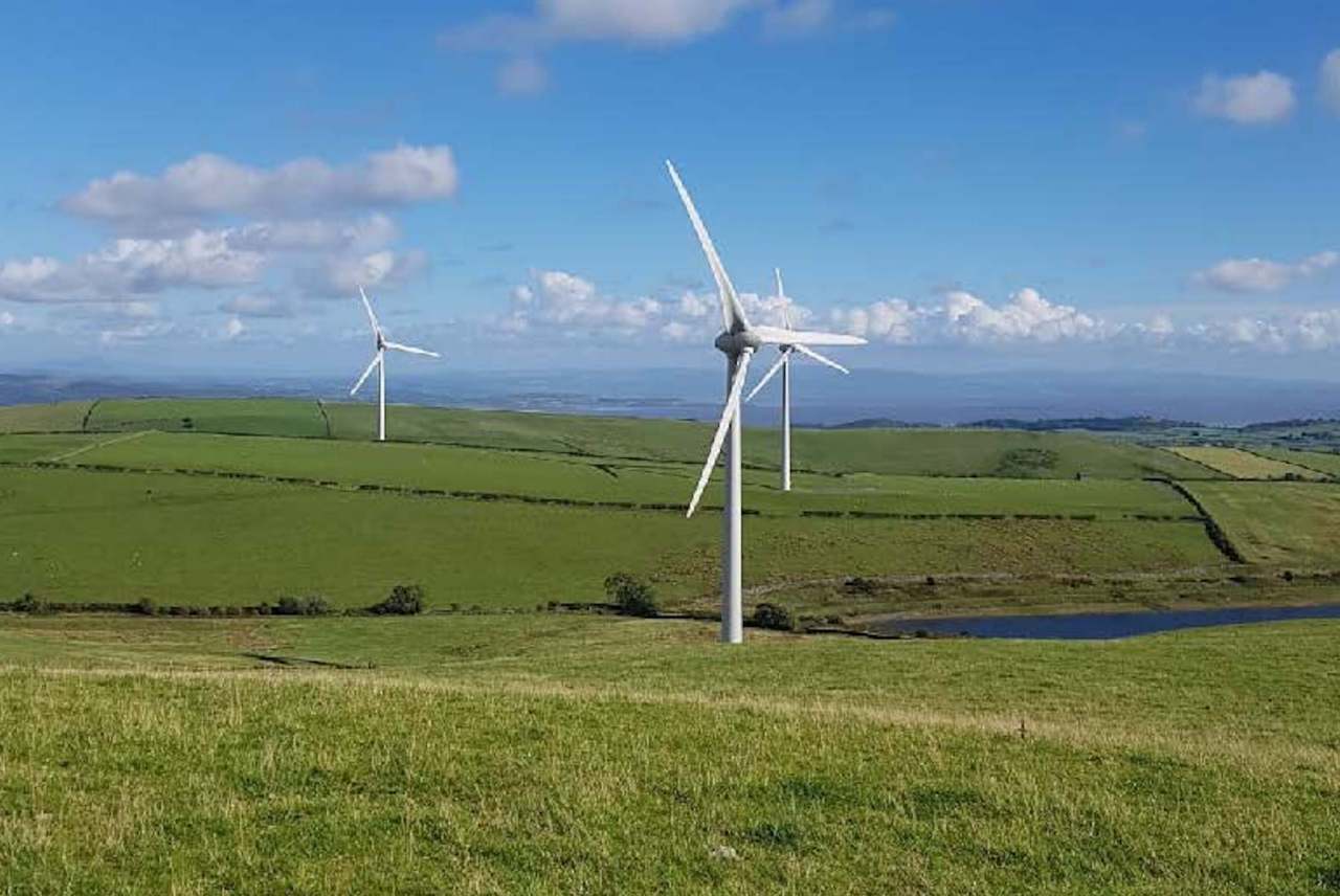 image: wind farm energy renewable ethical consumer sunny field
