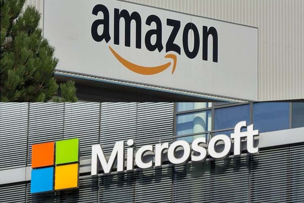 Amazon and Microsoft