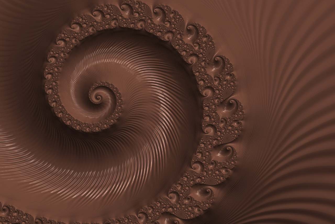 Swirl of chocolate