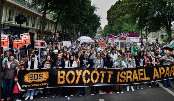 image: introduction BDS Movement protest